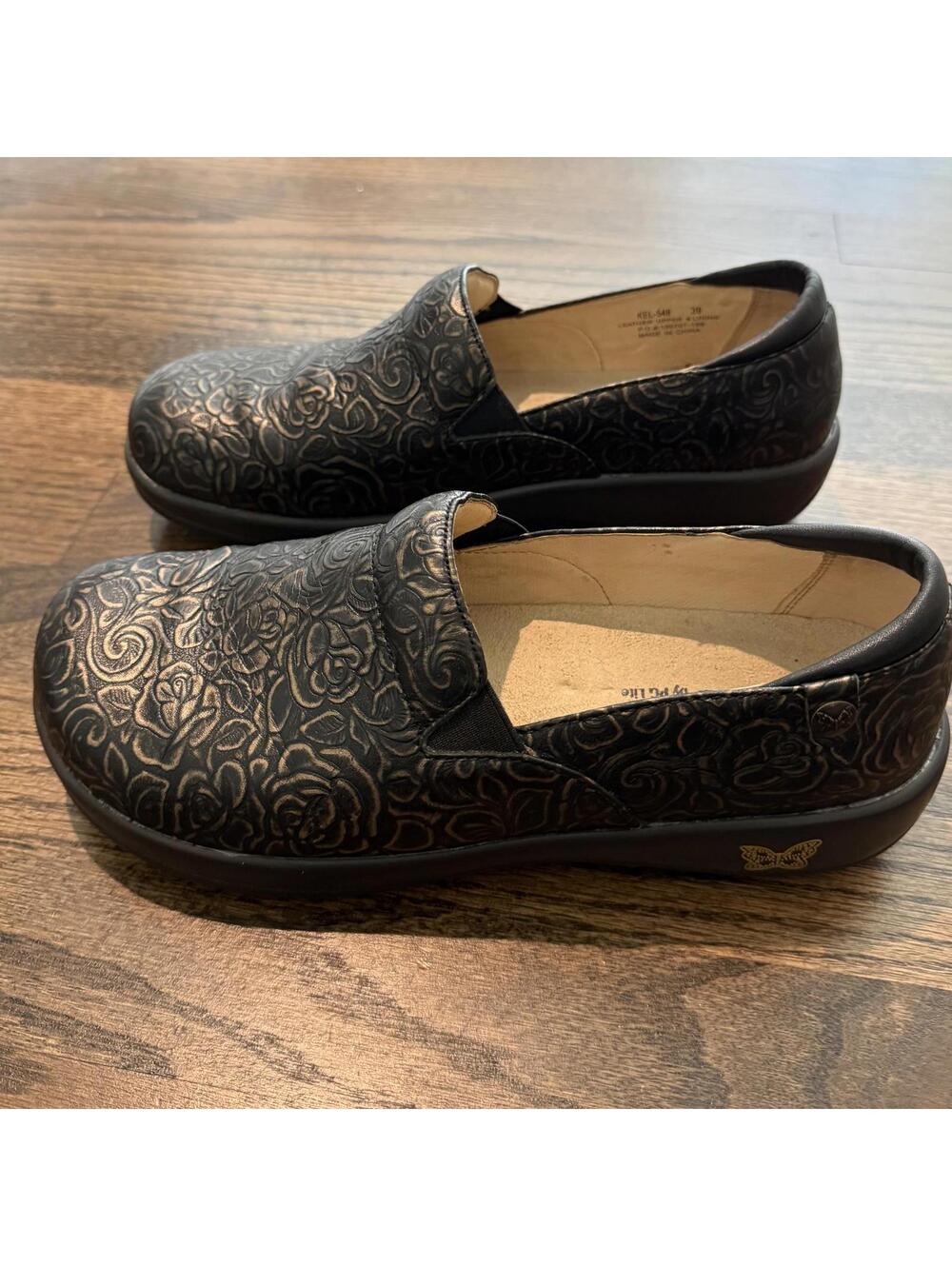 Alegria Keli PRO Bronze Bouquet Shoes US Size 9 ~ EURO 39